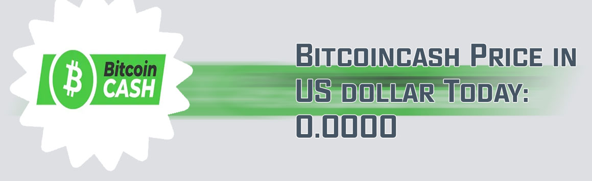 Bitcoin cash price usd