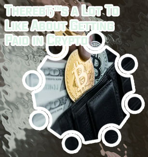 Get paid in bitcoins